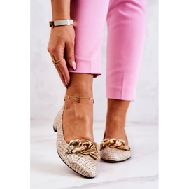 PA2 Pompi Snake Piele Lacuita Bej Elissabeth maro 2