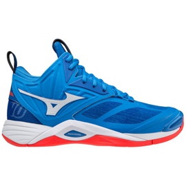Pantofi de volei Mizuno Wave Momentum 2 Mid M V1GA211724 albastru albastru 5