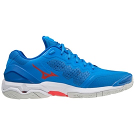 Pantofi de sală Mizuno Wave Stealth 5 M X1GA180024 albastru albastru 1