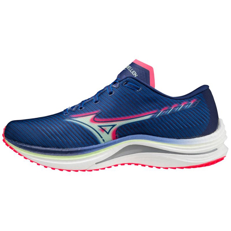 Pantofi de alergare Mizuno Wave Rebellion M J1GC211783 albastru 1