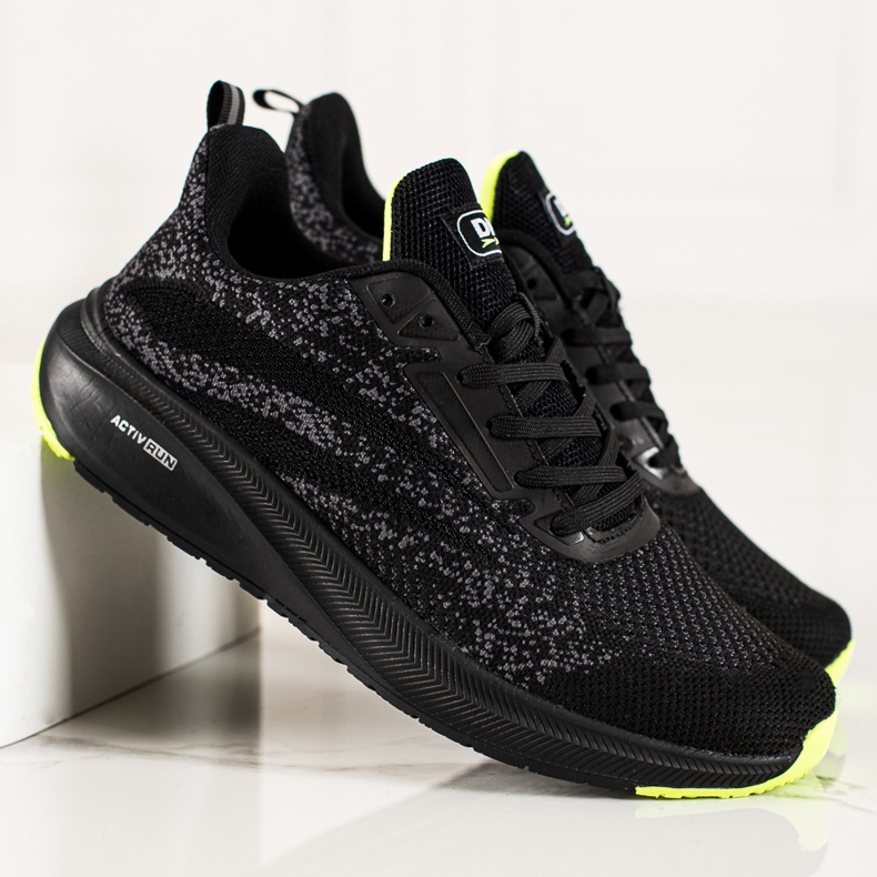 Pantofi sport ușoare DK negru gri 1