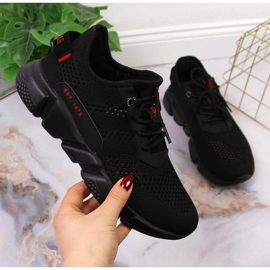 Pantofi sport din material textil Big Star W JJ274273 negru 1