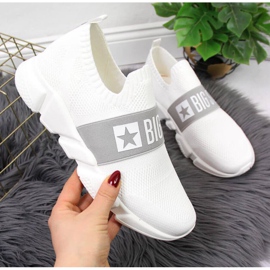 Pantofi sport slip on Big Star W JJ274297 alb 1