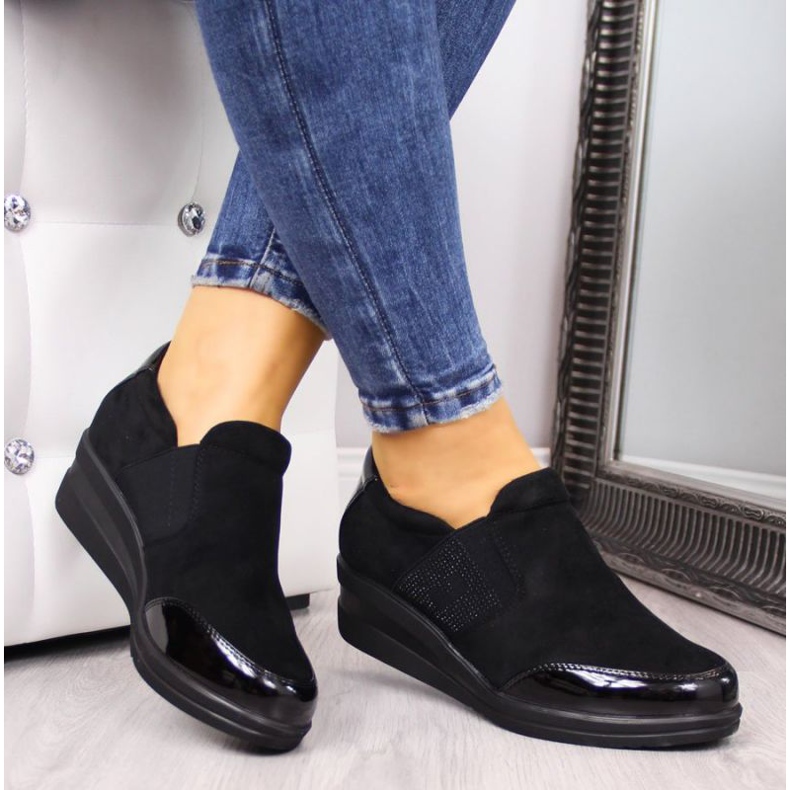 Pantofi Sergio Leone W SK222B negri negru 2