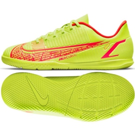 Pantofi de fotbal Nike Mercurial Vapor 14 Club Ic Jr CV0826 760 galben verde 1 Pantofi de fotbal Nike Mercurial Vapor 14 Club Ic Jr CV0826 760 galben verde 1