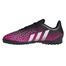Ghete de fotbal Adidas Predator Freak .4 Tf Jr FW7537 multicolor roz 1 Ghete de fotbal Adidas Predator Freak .4 Tf Jr FW7537 multicolor roz 1