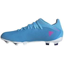 Pantofi Adidas X Speedflow.3 Fg J Jr GW7486 albastru albastru 1