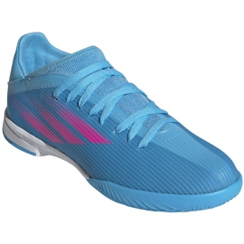 Pantofi Adidas X Speedflow.3 In J Jr GW7493 albastru albastru 3