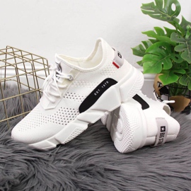 Pantofi sport din material textil Big Star W JJ274271 alb 2