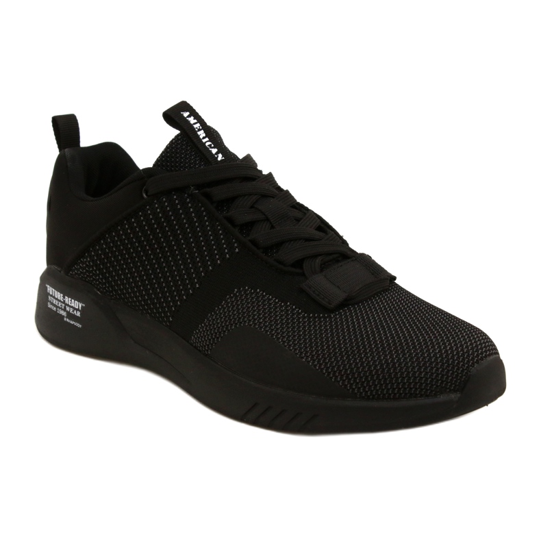 Pantofi sport pentru bărbați American Club RH80 / 22 Negri negru 1
