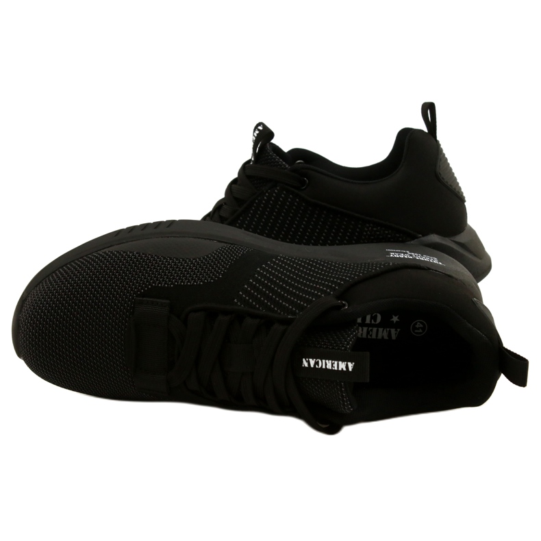 Pantofi sport pentru bărbați American Club RH80 / 22 Negri negru 5