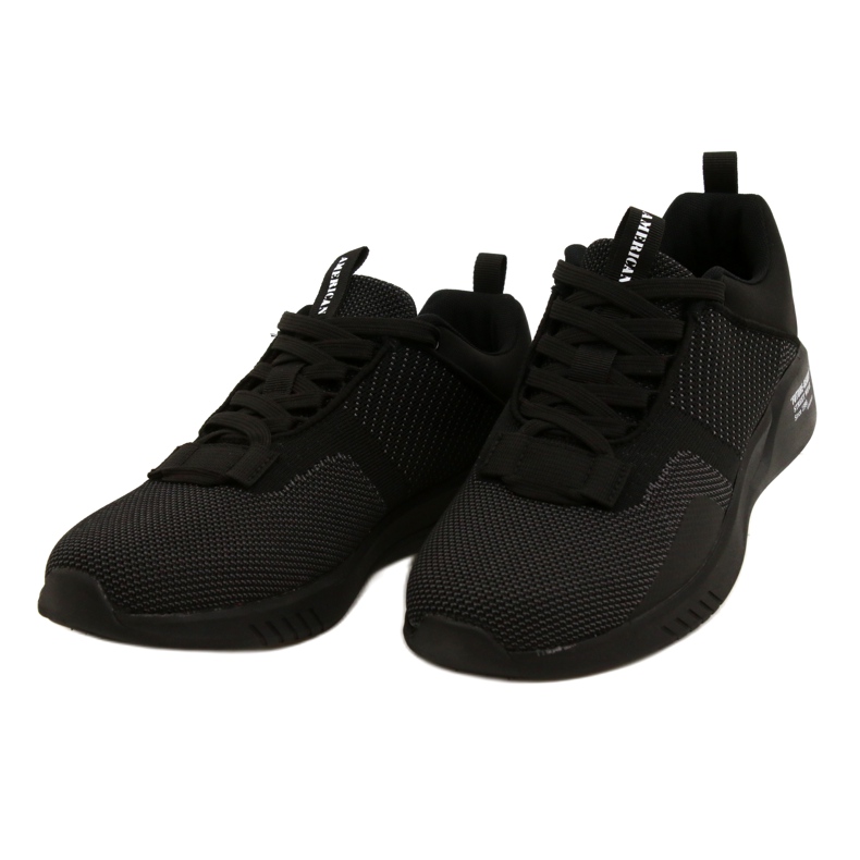 Pantofi sport pentru bărbați American Club RH80 / 22 Negri negru 3