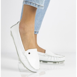 Mocasini de dama din piele Filippo DP2037 alb 6 Mocasini de dama din piele Filippo DP2037 alb 6