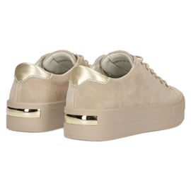 Creepers din piele bej Filippo DP3533 3