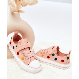 Pantofi Copii Cu Velcro Big Star JJ374054 Roz 2