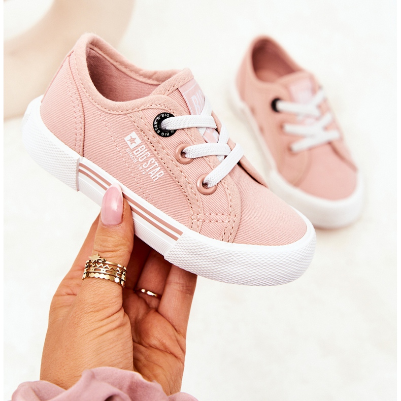 Tenisi Slip Big Star JJ374166 Roz deschis 2