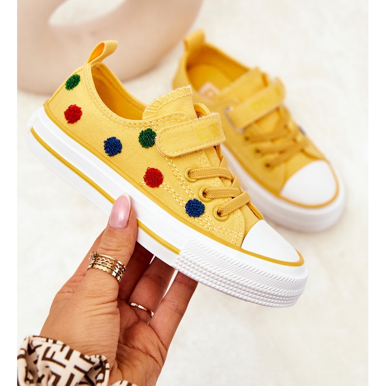 Pantofi Copii Cu Velcro Big Star JJ374056 Galben 1 Pantofi Copii Cu Velcro Big Star JJ374056 Galben 1