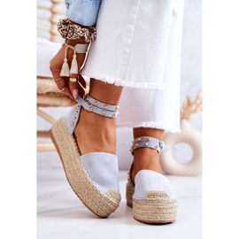 FB2 Espadrile Sandale Cu Blue Lillian Jets albastru 2