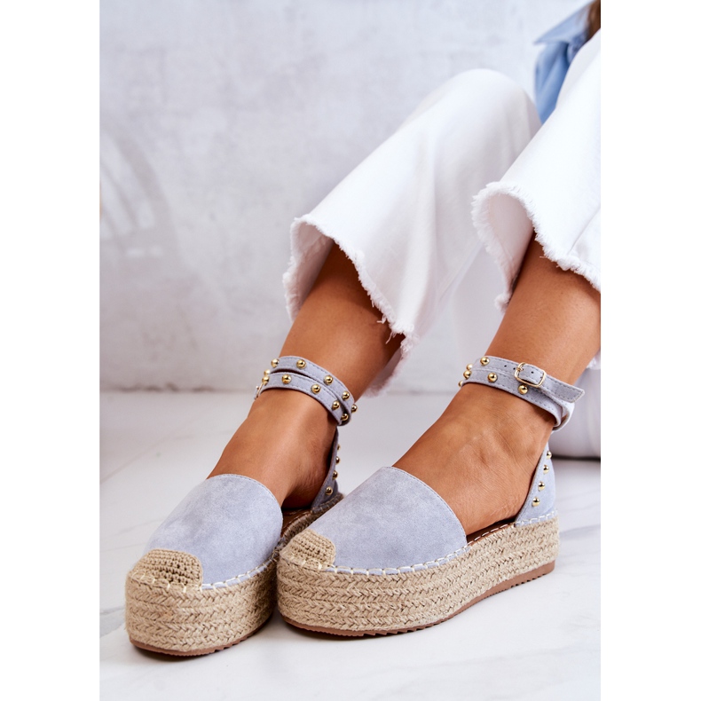FB2 Espadrile Sandale Cu Blue Lillian Jets albastru 1