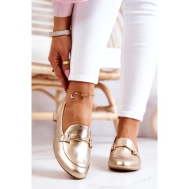 Brogues dama Laura Messi 2121 Gold de aur 1 Brogues dama Laura Messi 2121 Gold de aur 1