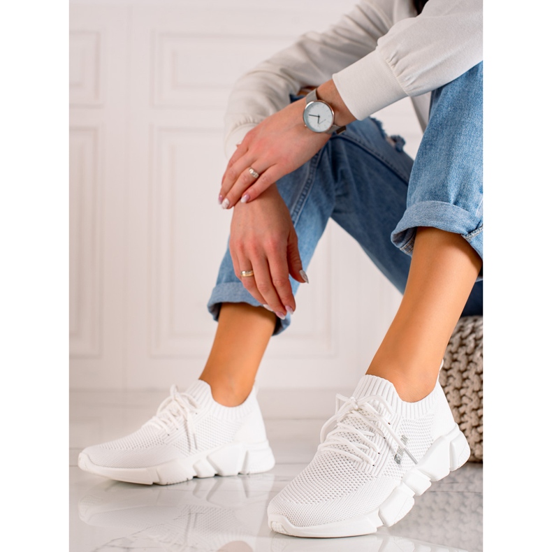 Pantofi de damă Big Star JJ274268 alb 1