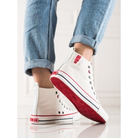 Pantofi înalți Big Star JJ274127 alb 3