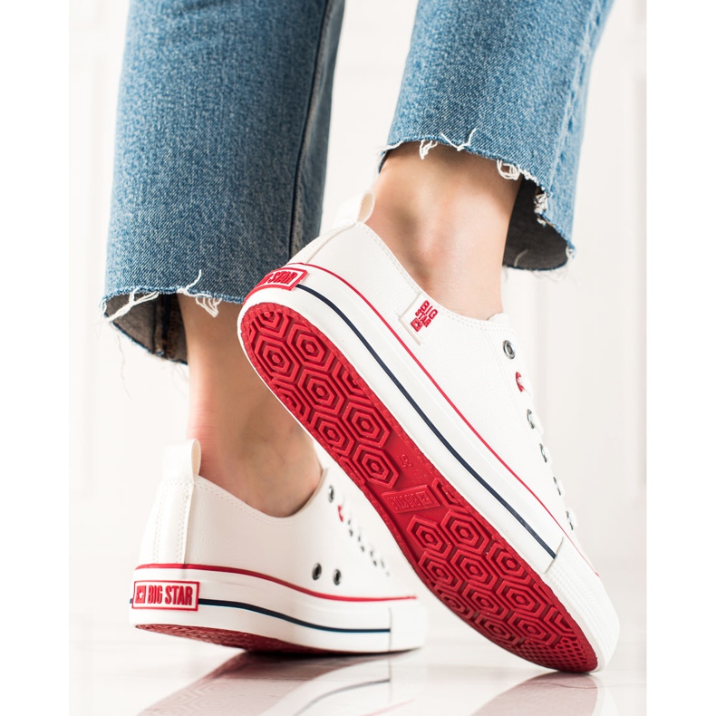 Pantofi de damă Big Star JJ274130 alb 2