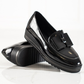 W. Potocki Pantofi Mocasini Pe Paltform Potocki negru 3