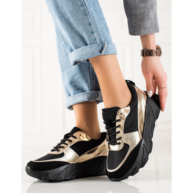 W. Potocki Tenisi Potocki negri și aurii negru de aur 1 W. Potocki Tenisi Potocki negri și aurii negru de aur 1