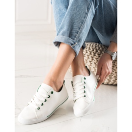 TRENDI Pantofi de sport clasici alb 1