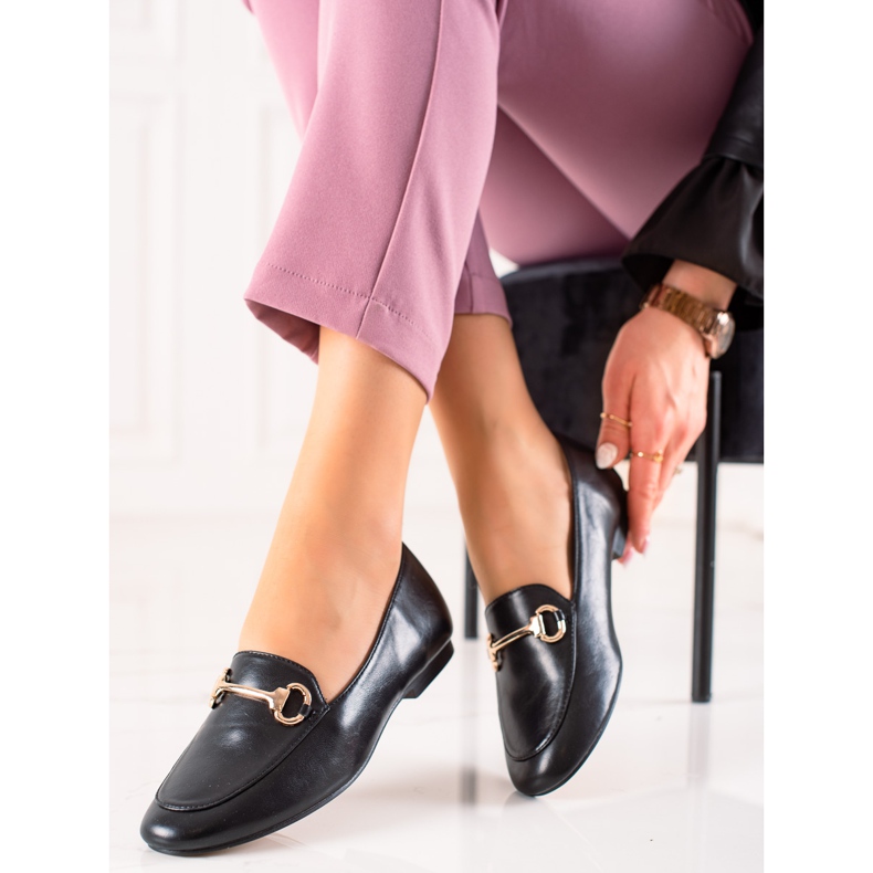 Seastar Mocasini eleganți negru 1