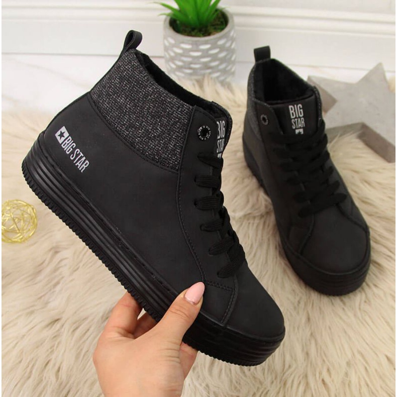 Adidași cu izolație Big Star W II274147 negru 1
