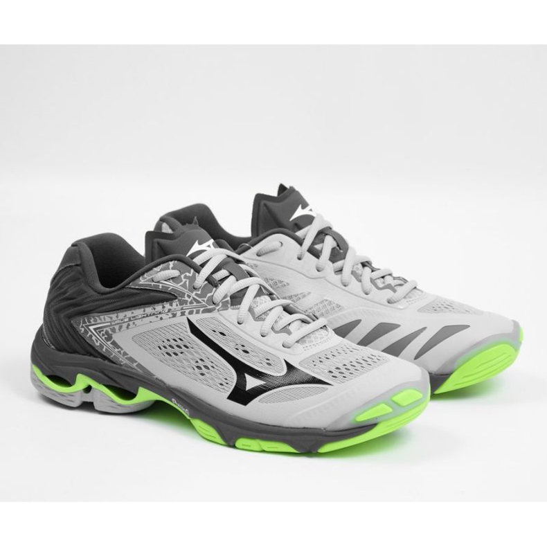 Pantofi de volei Mizuno Wave Lightning Z5 M V1GA190037 gri nuanțe de gri 1