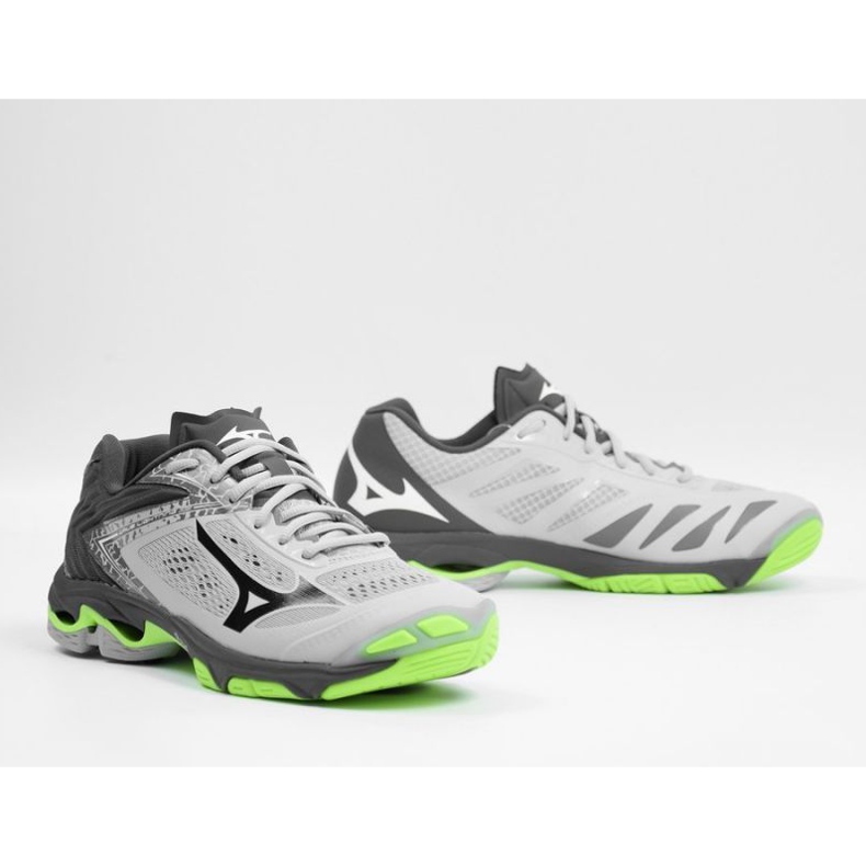 Pantofi de volei Mizuno Wave Lightning Z5 M V1GA190037 gri nuanțe de gri 2