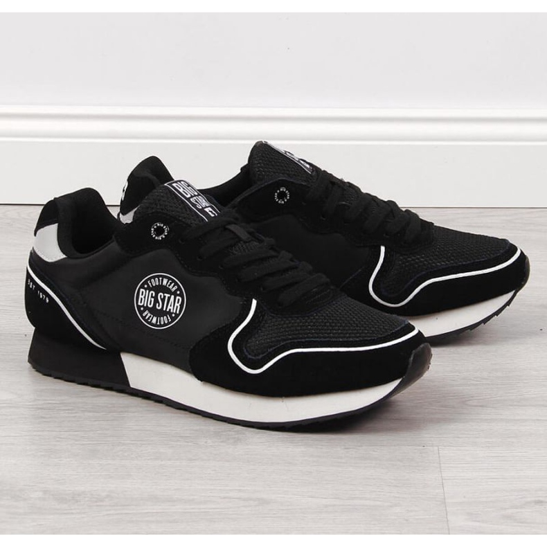 Pantofi sport negri Big Star M JJ174140 negru 1
