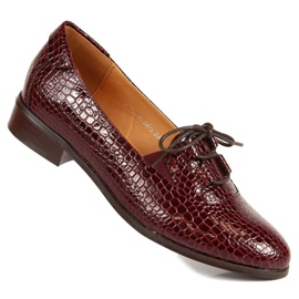 Pantofi lacuiti W.POTOCKI W WOL47B maro multicolor 1