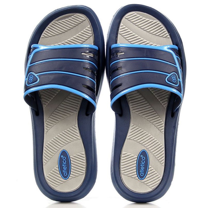 Atletico M ATC204B papuci de cauciuc bleumarin albastru marin 1