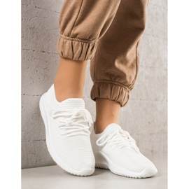 TRENDI Adidași sportivi ușori alb 1