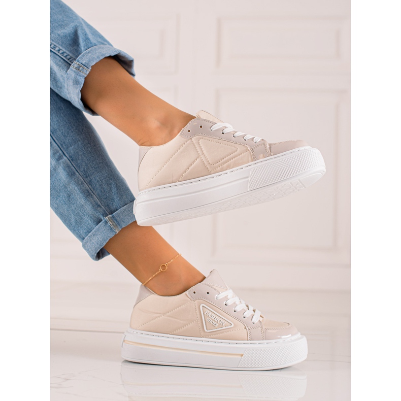 Seastar Pantofi de modă bej 1