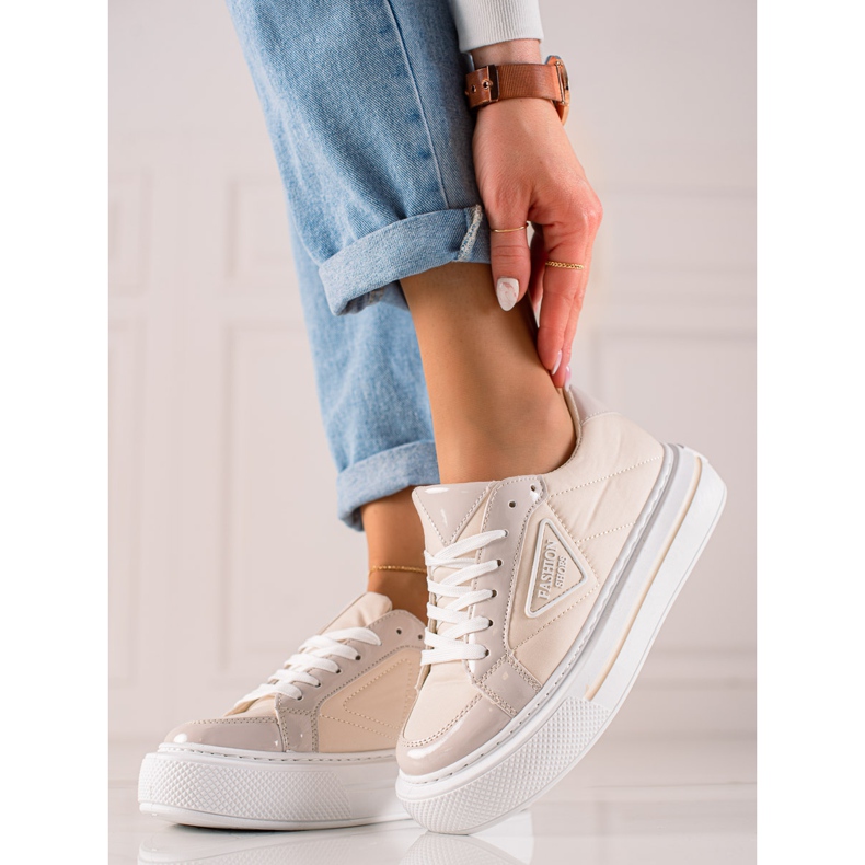 Seastar Pantofi de modă bej 2