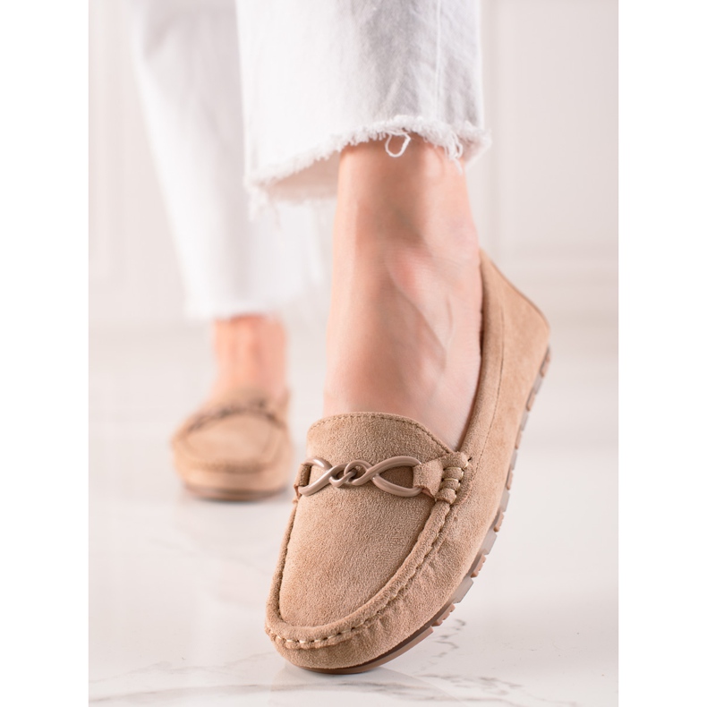 Seastar Mocasini comozi casual bej 2