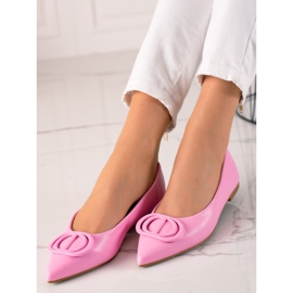 Seastar Balerini roz cu ornament 2