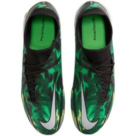 Pantofi de fotbal Nike Phantom GT2 Academy Df Sw Ic M DM0720 003 verde, multicolor verde 2
