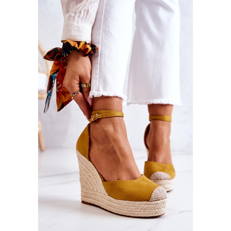 FM1 Espadrile Galbene Nemeira Pe Pană 1 FM1 Espadrile Galbene Nemeira Pe Pană 1