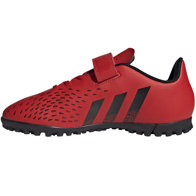 Ghete de fotbal Adidas Predator Freak.4 H&amp;L Tf Jr FY6323 multicolor portocale si rosii 1