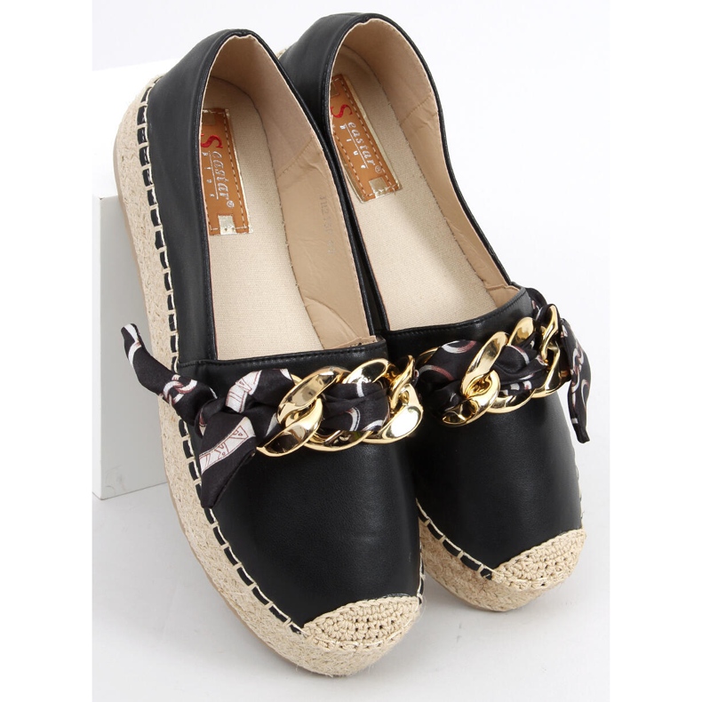 Espadrile dama Avril Black negru 2