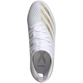 Ghete de fotbal Adidas X GHOSTED.3 Fg Jr EG8210 alb alb 1