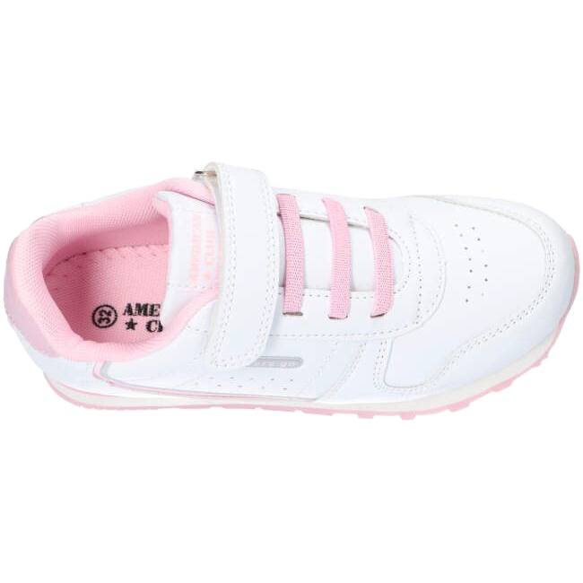 American Club Pantofi sport pentru copii Club American ES66/22 White alb 2