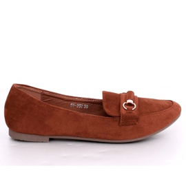 Mocasini de damă cărămidă 99-259 D.ORANGE maro 1