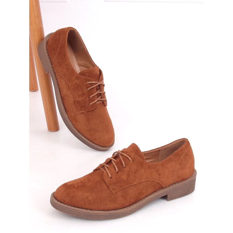 Mocasini Camel TU146 Camel cu șireturi maro multicolor 1